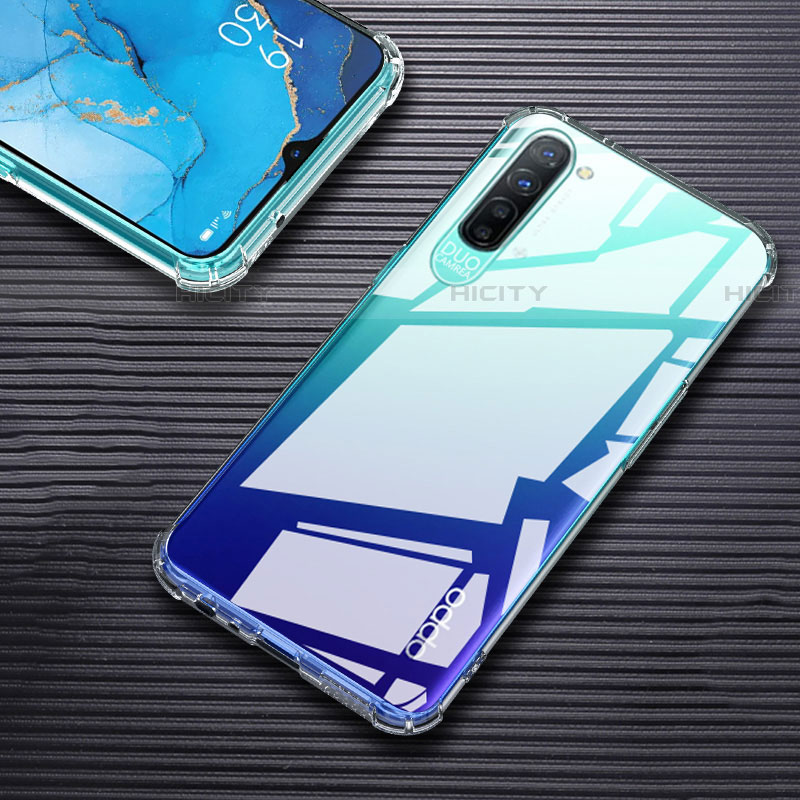 Funda Silicona Ultrafina Transparente para Oppo Reno3 Claro