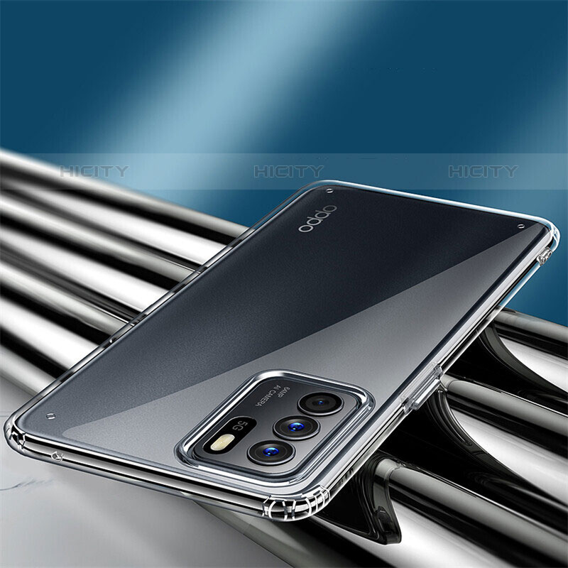 Funda Silicona Ultrafina Transparente para Oppo Reno6 Z 5G Claro