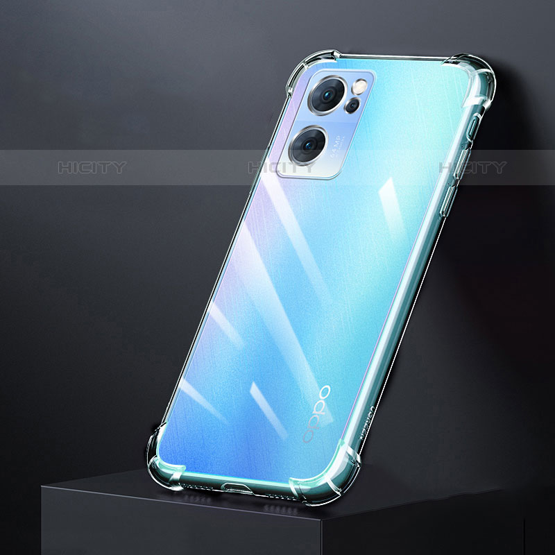 Funda Silicona Ultrafina Transparente para Oppo Reno7 5G Claro