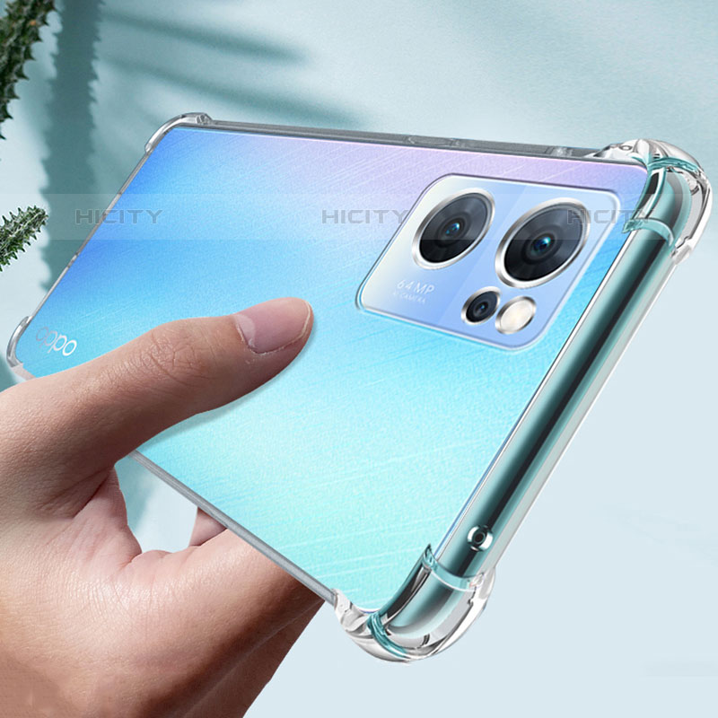 Funda Silicona Ultrafina Transparente para Oppo Reno7 SE 5G Claro