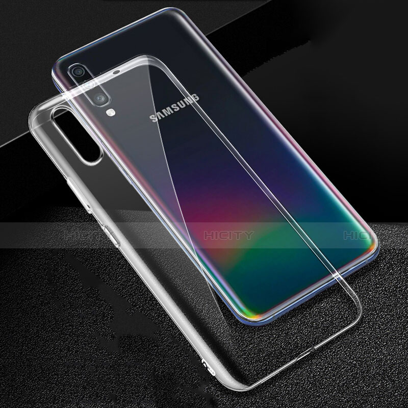 Funda Silicona Ultrafina Transparente para Samsung Galaxy A70 Claro