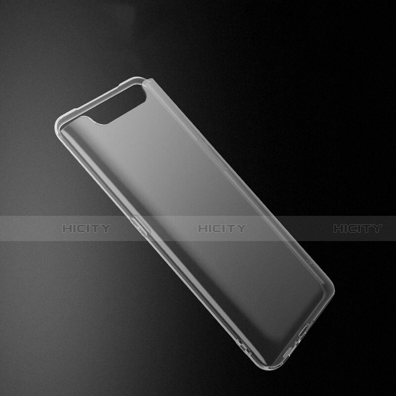 Funda Silicona Ultrafina Transparente para Samsung Galaxy A80 Claro