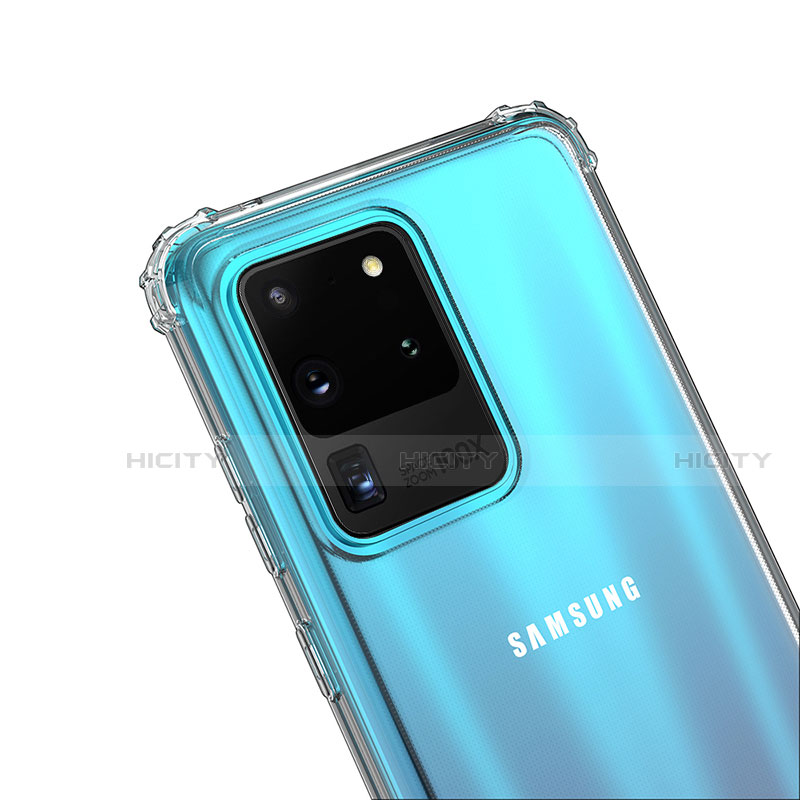 Funda Silicona Ultrafina Transparente para Samsung Galaxy S20 Ultra Claro