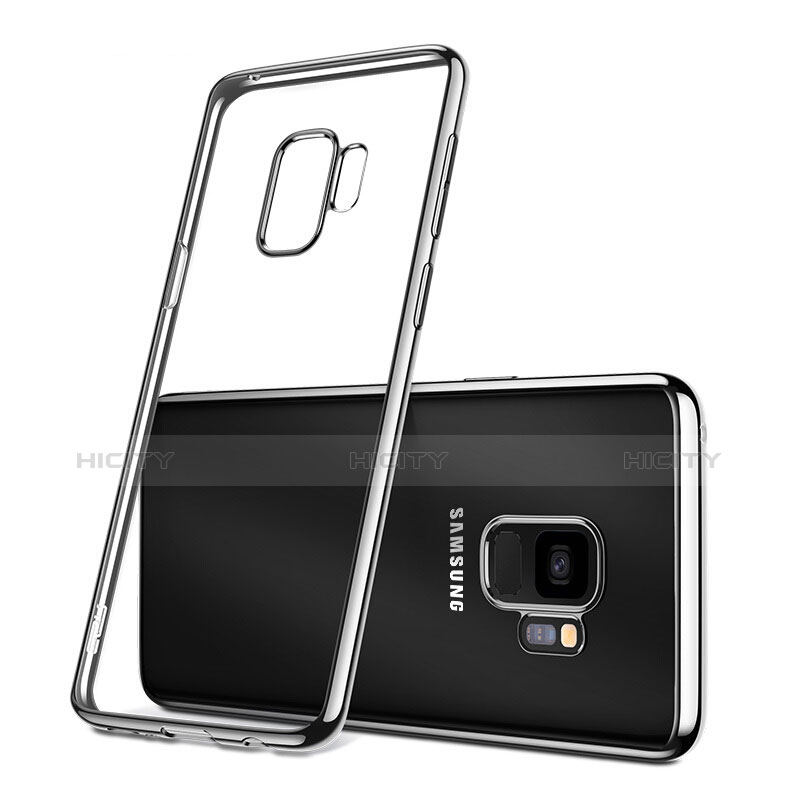 Funda Silicona Ultrafina Transparente para Samsung Galaxy S9 Plata