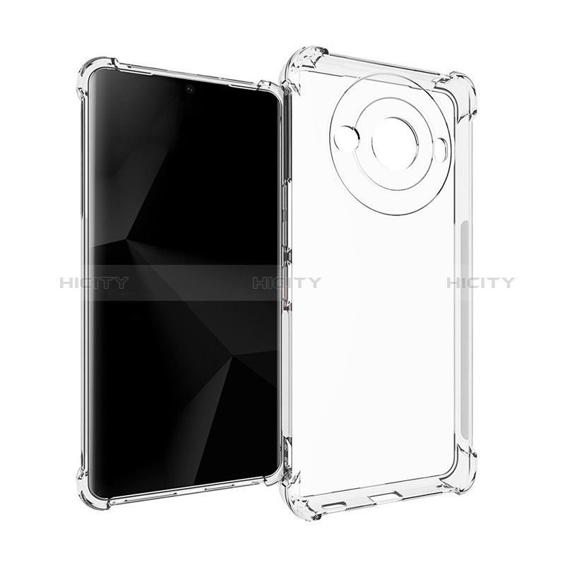 Funda Silicona Ultrafina Transparente para Sharp Aquos R8s Pro Claro