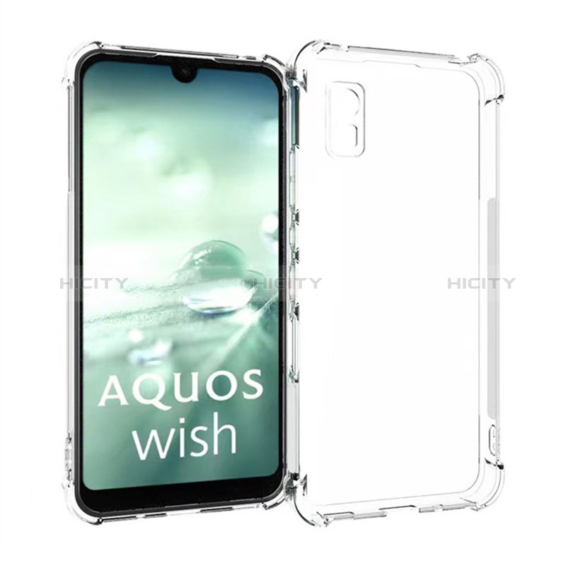 Funda Silicona Ultrafina Transparente para Sharp Aquos wish Claro