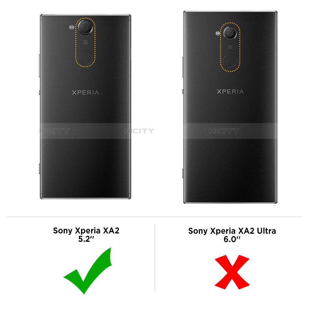 Funda Silicona Ultrafina Transparente para Sony Xperia XA2 Claro