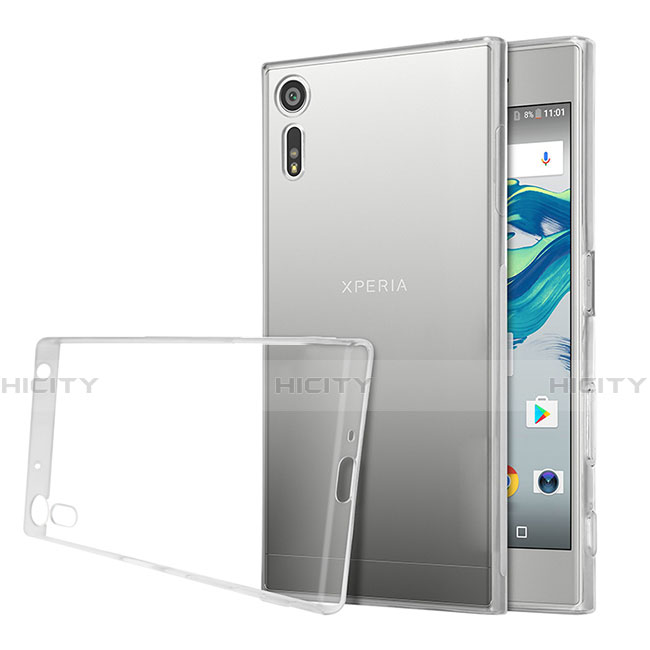 Funda Silicona Ultrafina Transparente para Sony Xperia XZ Claro