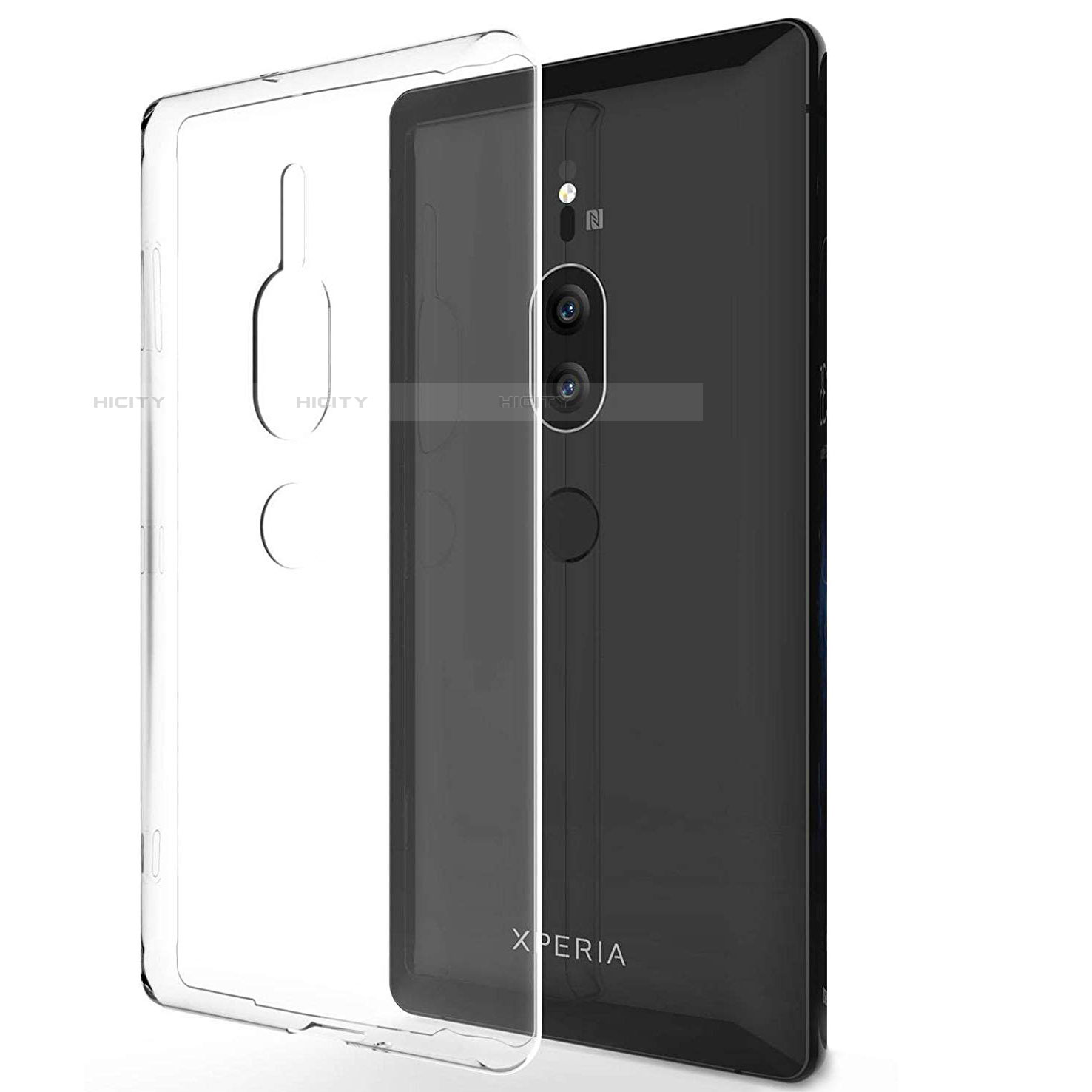 Funda Silicona Ultrafina Transparente para Sony Xperia XZ2 Premium Claro