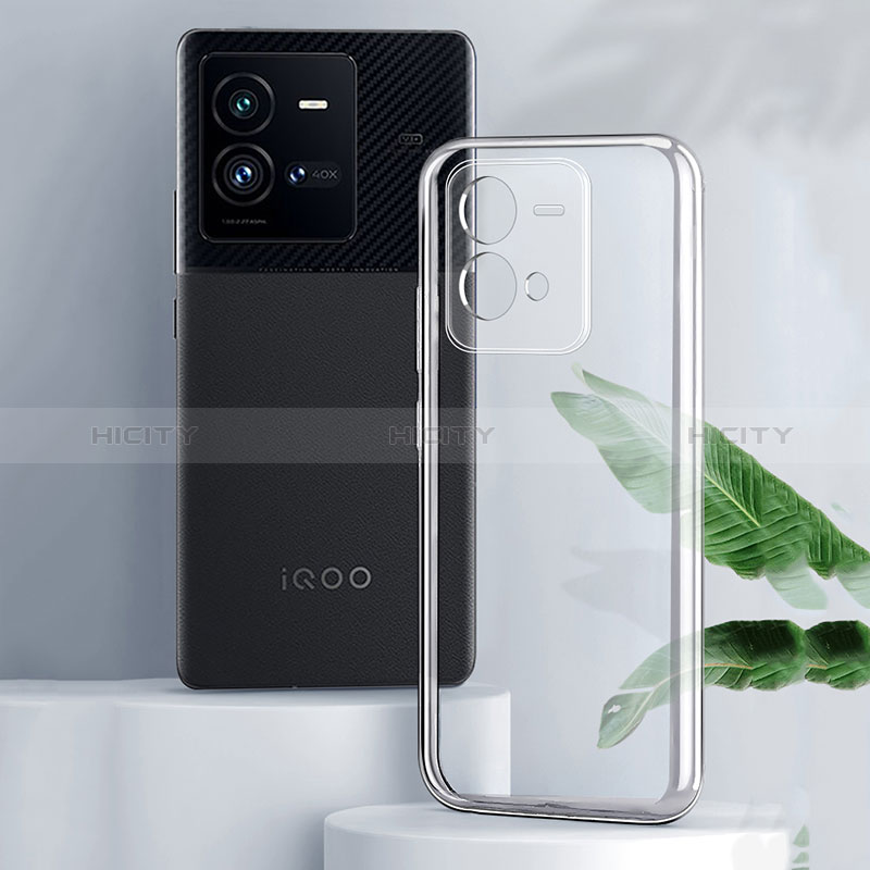 Funda Silicona Ultrafina Transparente para Vivo iQOO 10 Pro 5G Claro