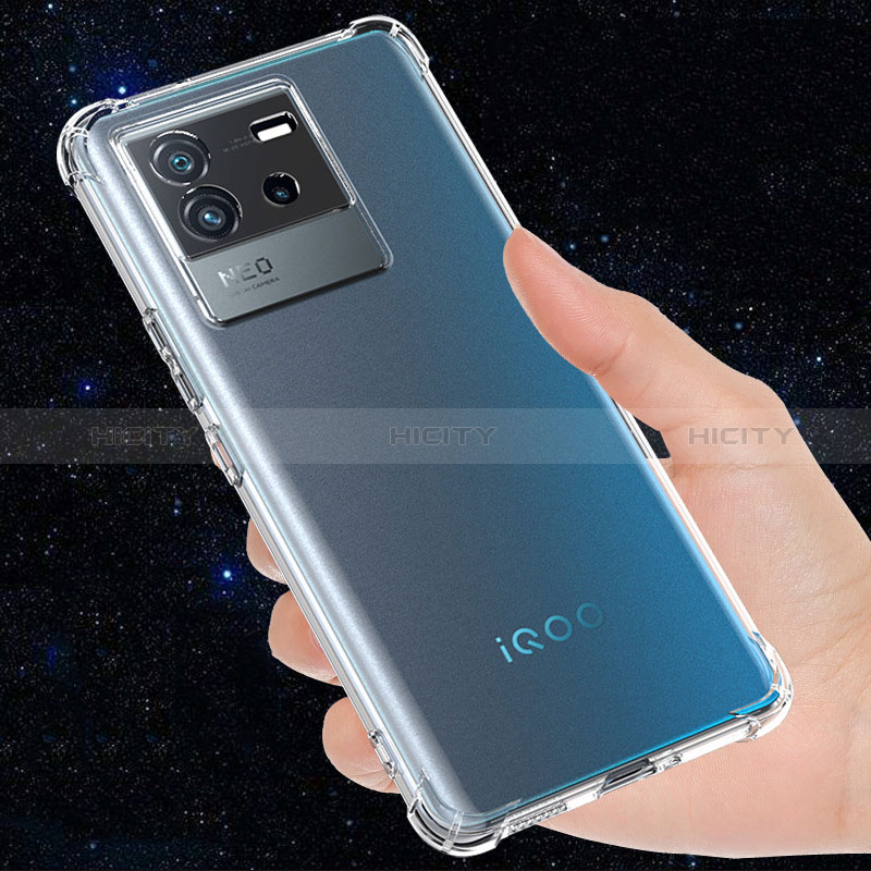 Funda Silicona Ultrafina Transparente para Vivo iQOO Neo6 5G Claro