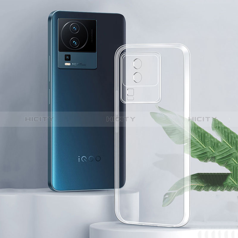 Funda Silicona Ultrafina Transparente para Vivo iQOO Neo7 SE Claro