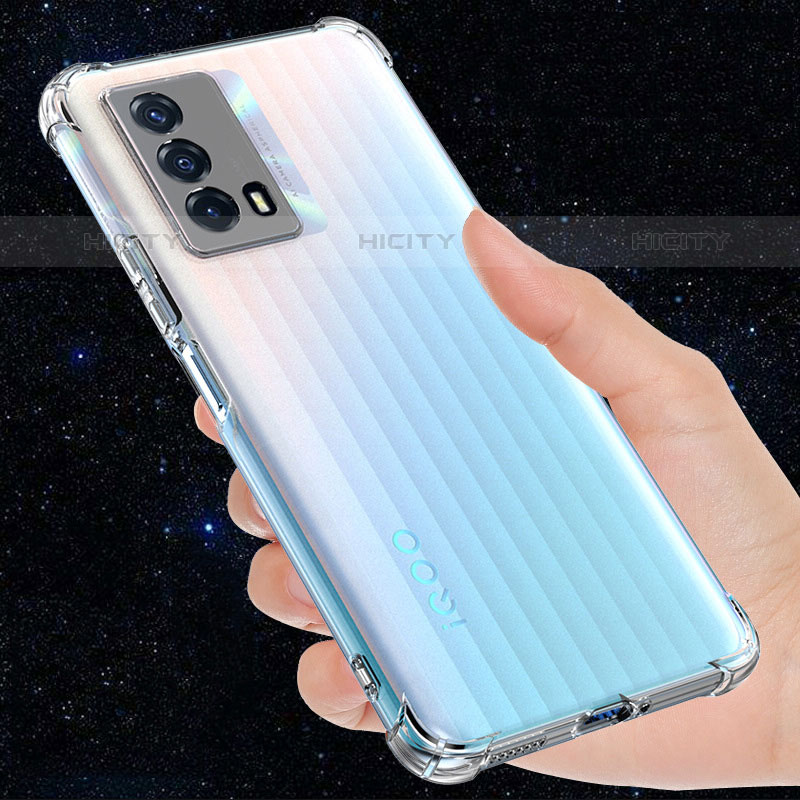 Funda Silicona Ultrafina Transparente para Vivo iQOO Z5 5G Claro