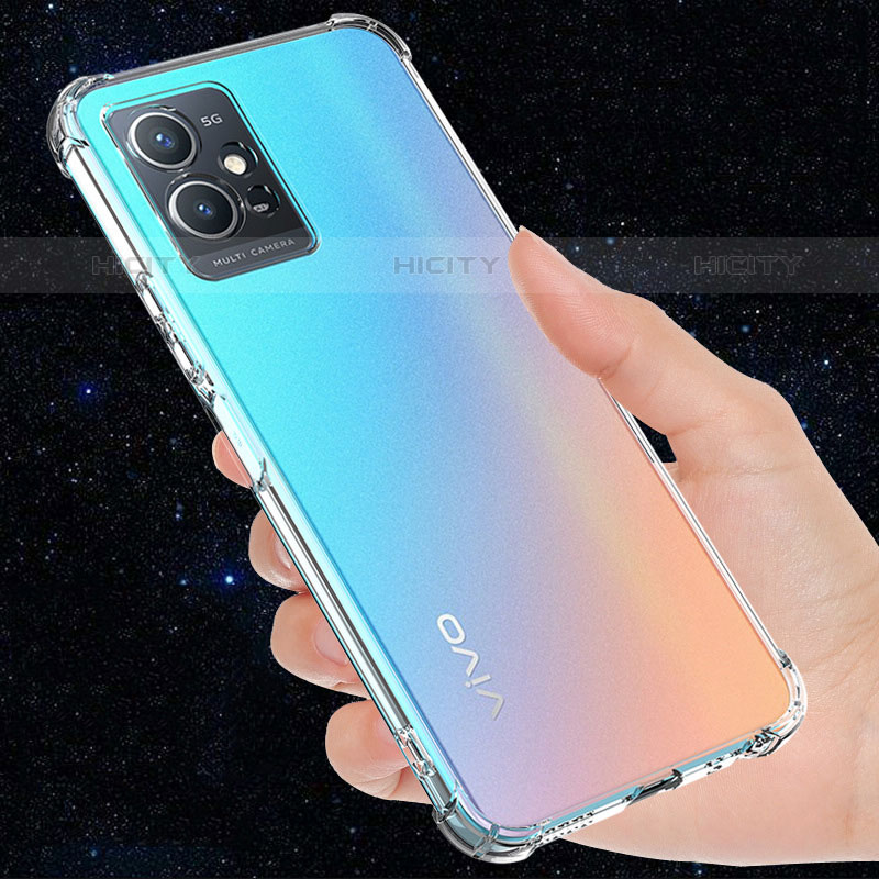 Funda Silicona Ultrafina Transparente para Vivo iQOO Z6 5G Claro