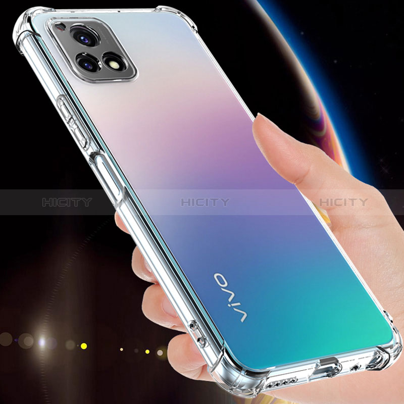 Funda Silicona Ultrafina Transparente para Vivo Y31s 5G Claro