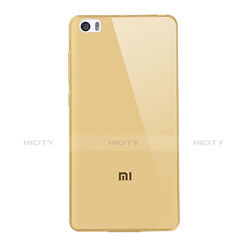 Funda Silicona Ultrafina Transparente para Xiaomi Mi 5 Oro