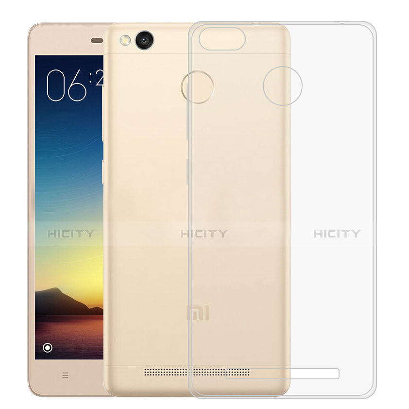 Funda Silicona Ultrafina Transparente para Xiaomi Redmi 3 High Edition Claro