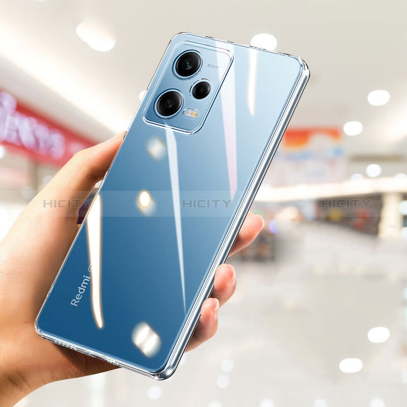 Funda Silicona Ultrafina Transparente para Xiaomi Redmi Note 12 Pro 5G Claro