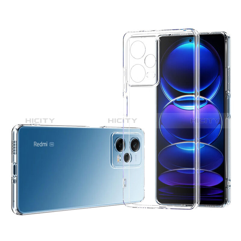 Funda Silicona Ultrafina Transparente para Xiaomi Redmi Note 12 Pro 5G Claro