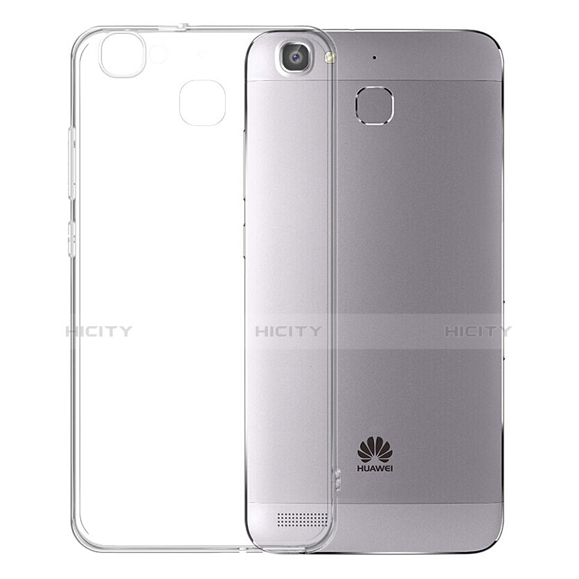 Funda Silicona Ultrafina Transparente T02 para Huawei G8 Mini Gris