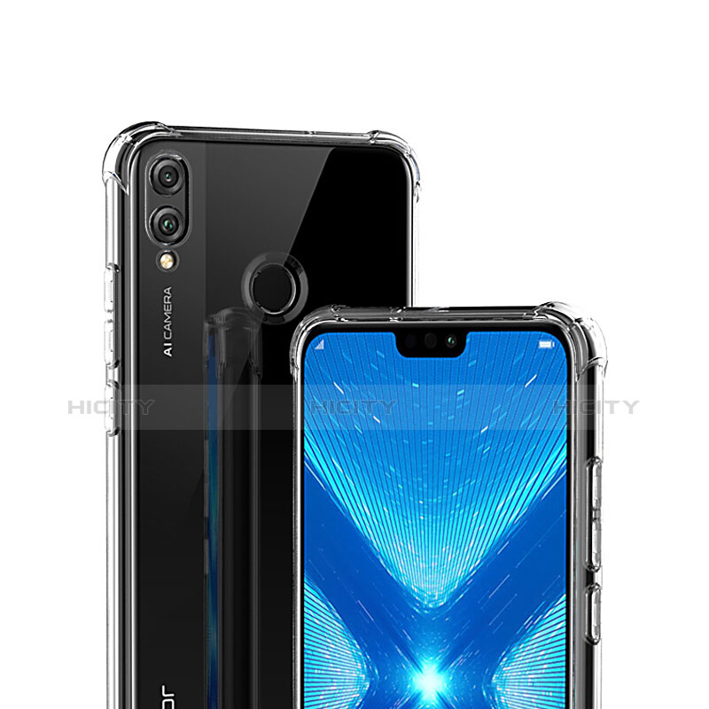 Funda Silicona Ultrafina Transparente T02 para Huawei Honor 8X Claro