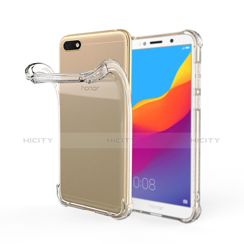 Funda Silicona Ultrafina Transparente T02 para Huawei Honor Play 7 Claro