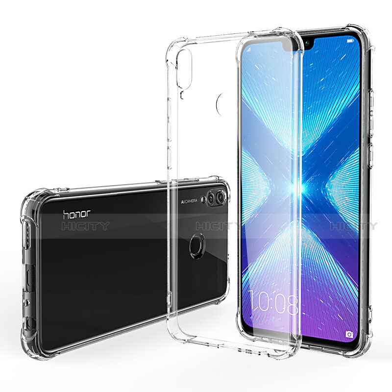 Funda Silicona Ultrafina Transparente T02 para Huawei Honor V10 Lite Claro