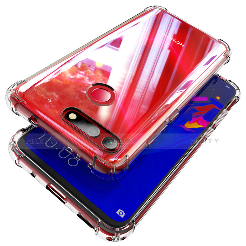 Funda Silicona Ultrafina Transparente T02 para Huawei Honor V20 Claro