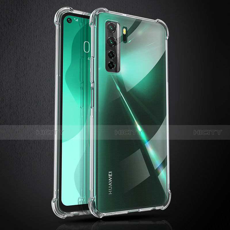 Funda Silicona Ultrafina Transparente T02 para Huawei P40 Lite 5G Claro