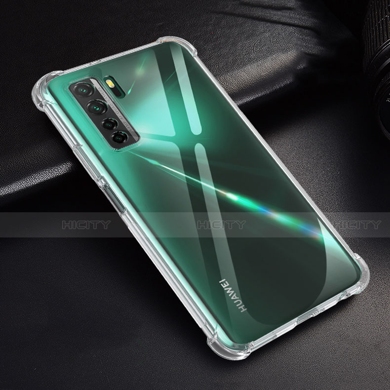 Funda Silicona Ultrafina Transparente T02 para Huawei P40 Lite 5G Claro