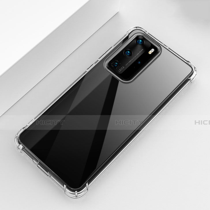 Funda Silicona Ultrafina Transparente T02 para Huawei P40 Pro Claro