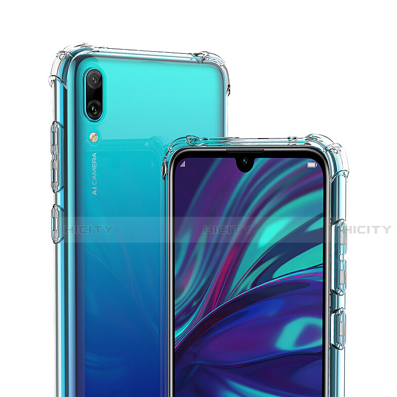 Funda Silicona Ultrafina Transparente T02 para Huawei Y7 (2019) Claro