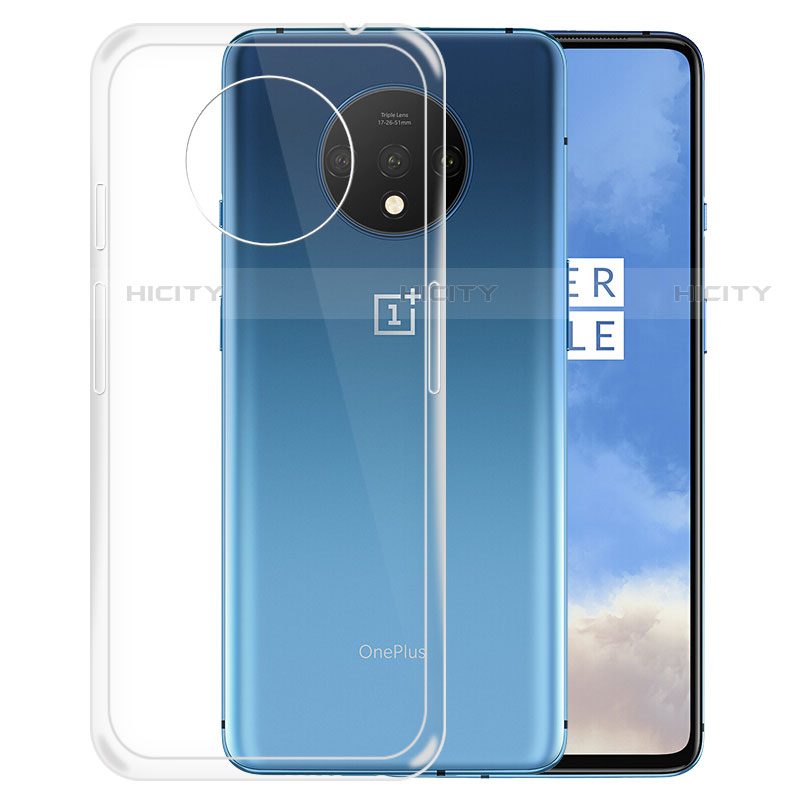 Funda Silicona Ultrafina Transparente T02 para OnePlus 7T Claro