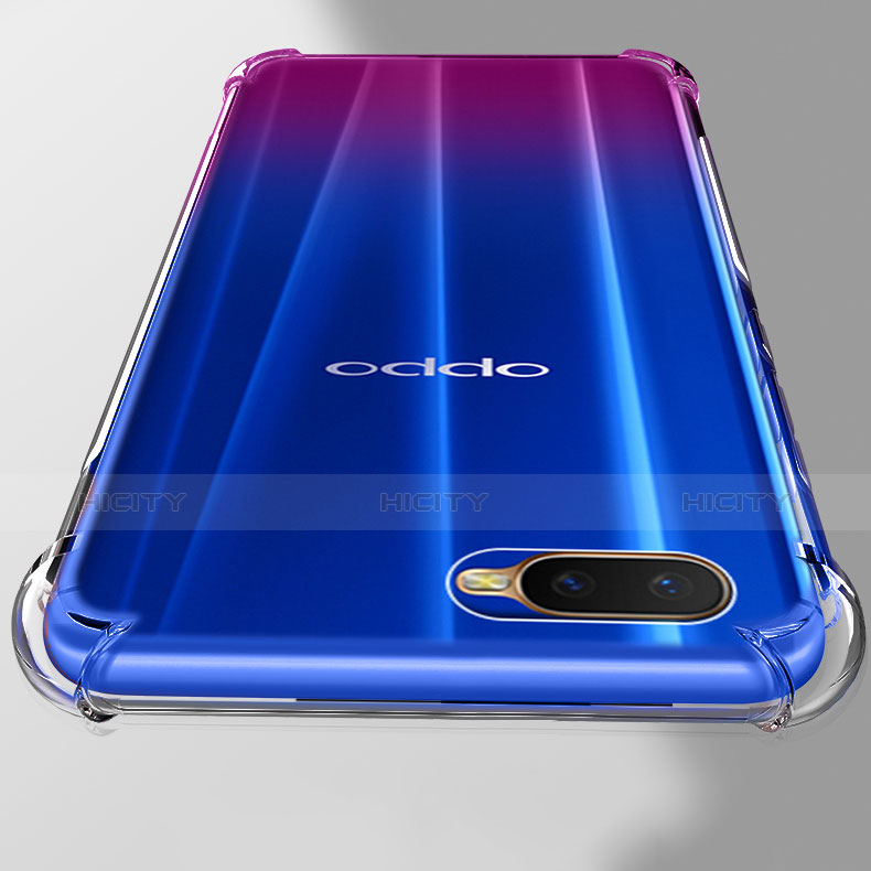 Funda Silicona Ultrafina Transparente T02 para Oppo K1 Claro