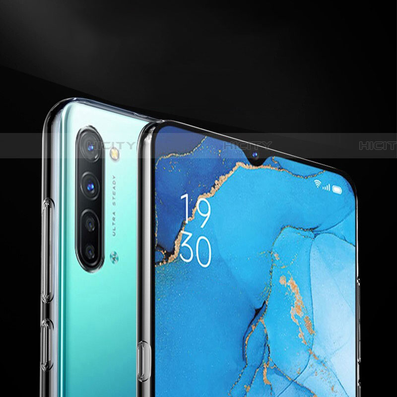 Funda Silicona Ultrafina Transparente T02 para Oppo Reno3 Claro