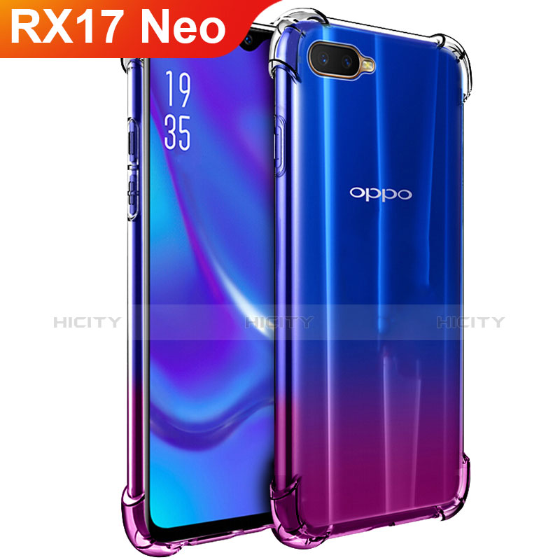 Funda Silicona Ultrafina Transparente T02 para Oppo RX17 Neo Claro