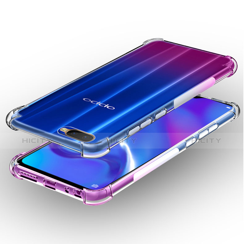 Funda Silicona Ultrafina Transparente T02 para Oppo RX17 Neo Claro