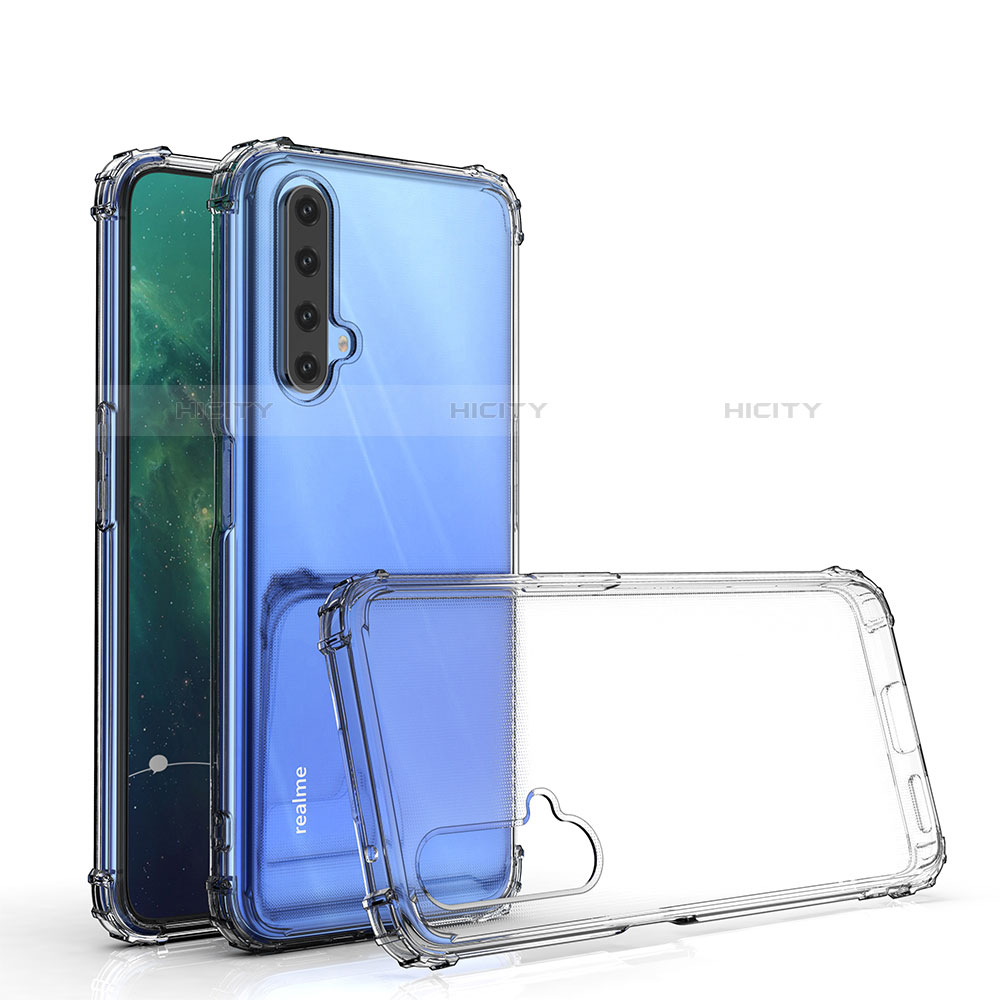 Funda Silicona Ultrafina Transparente T02 para Realme X50 5G Claro