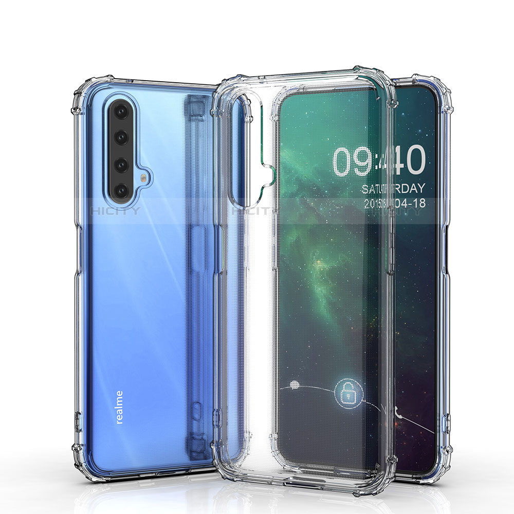 Funda Silicona Ultrafina Transparente T02 para Realme X50t 5G Claro