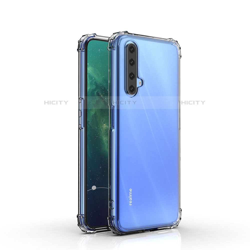 Funda Silicona Ultrafina Transparente T02 para Realme X50t 5G Claro