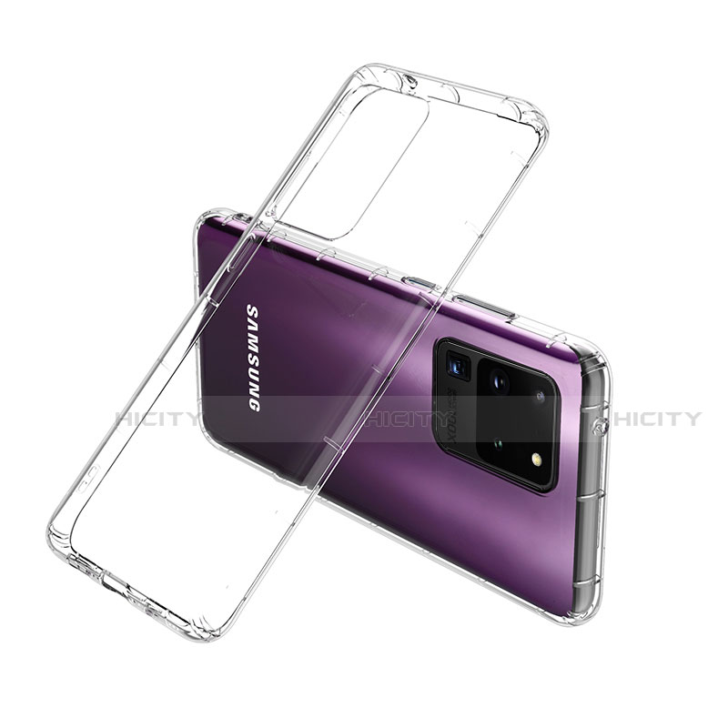 Funda Silicona Ultrafina Transparente T02 para Samsung Galaxy S20 Ultra 5G Claro