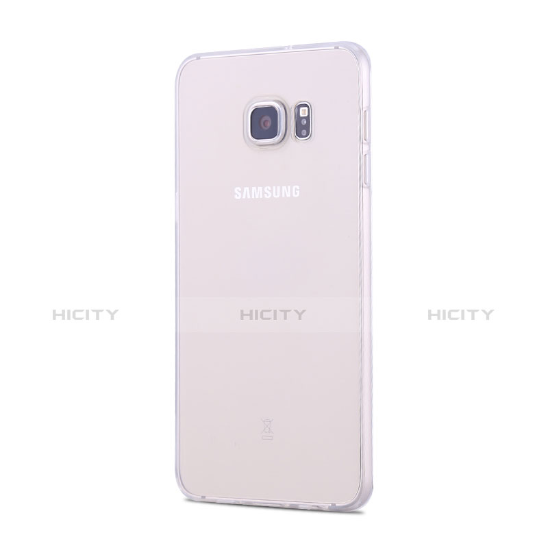 Funda Silicona Ultrafina Transparente T02 para Samsung Galaxy S6 Edge+ Plus SM-G928F Claro