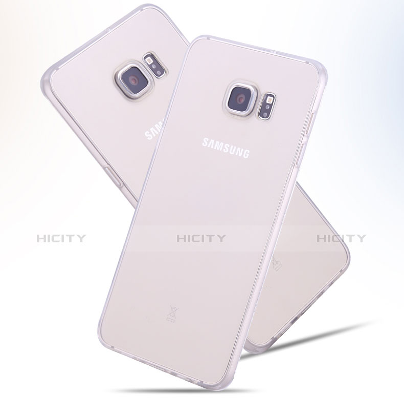 Funda Silicona Ultrafina Transparente T02 para Samsung Galaxy S6 Edge+ Plus SM-G928F Claro
