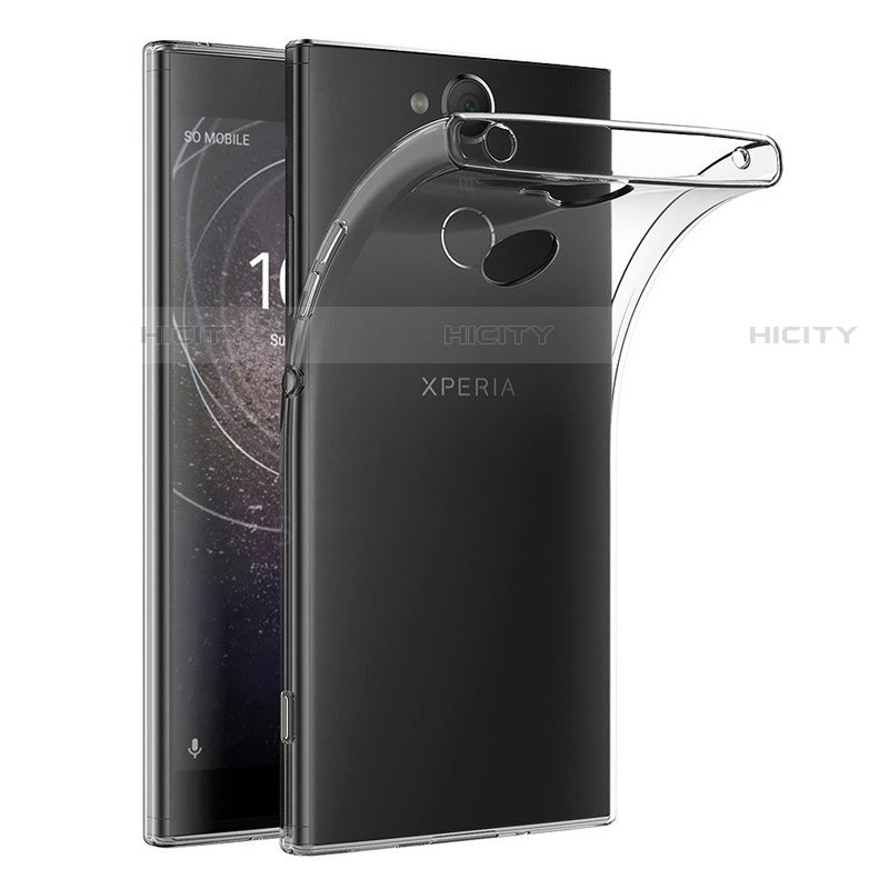 Funda Silicona Ultrafina Transparente T02 para Sony Xperia XA2 Claro