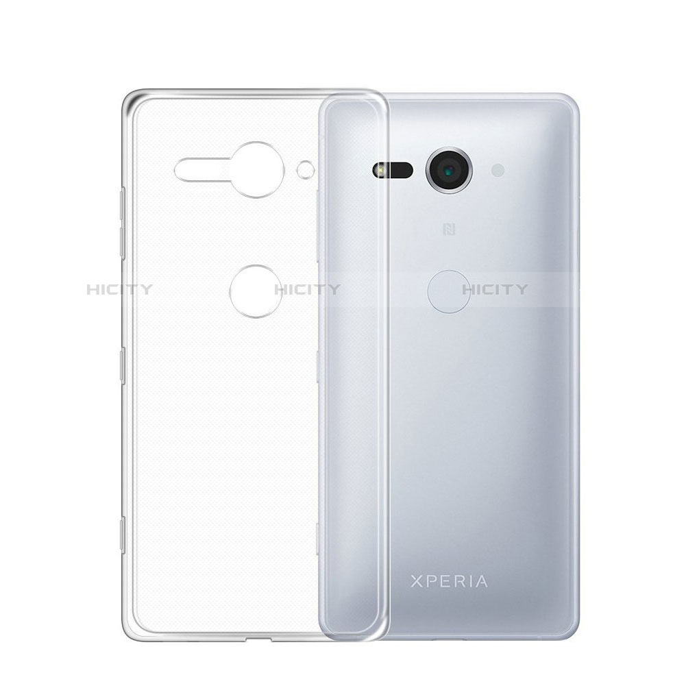 Funda Silicona Ultrafina Transparente T02 para Sony Xperia XZ2 Compact Claro