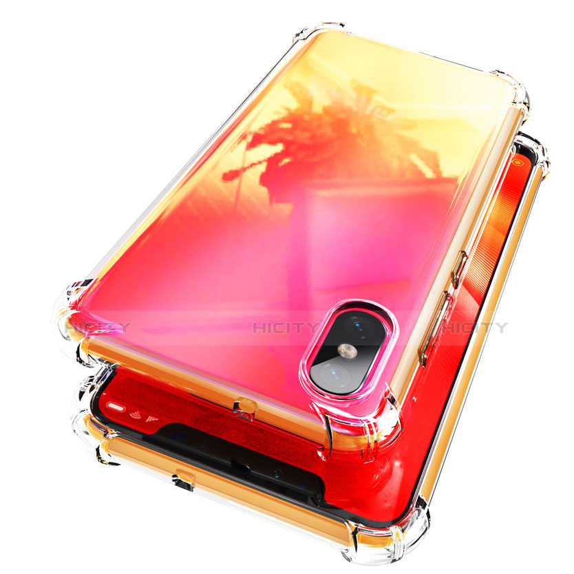 Funda Silicona Ultrafina Transparente T02 para Xiaomi Mi 8 Screen Fingerprint Edition Claro