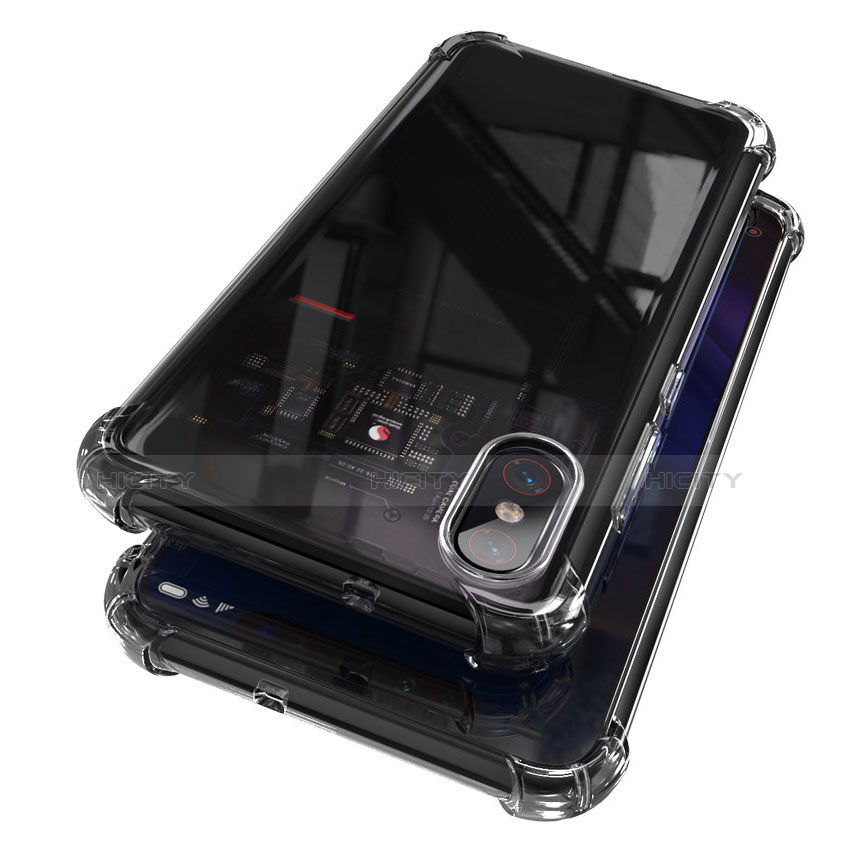 Funda Silicona Ultrafina Transparente T02 para Xiaomi Mi 8 Screen Fingerprint Edition Claro