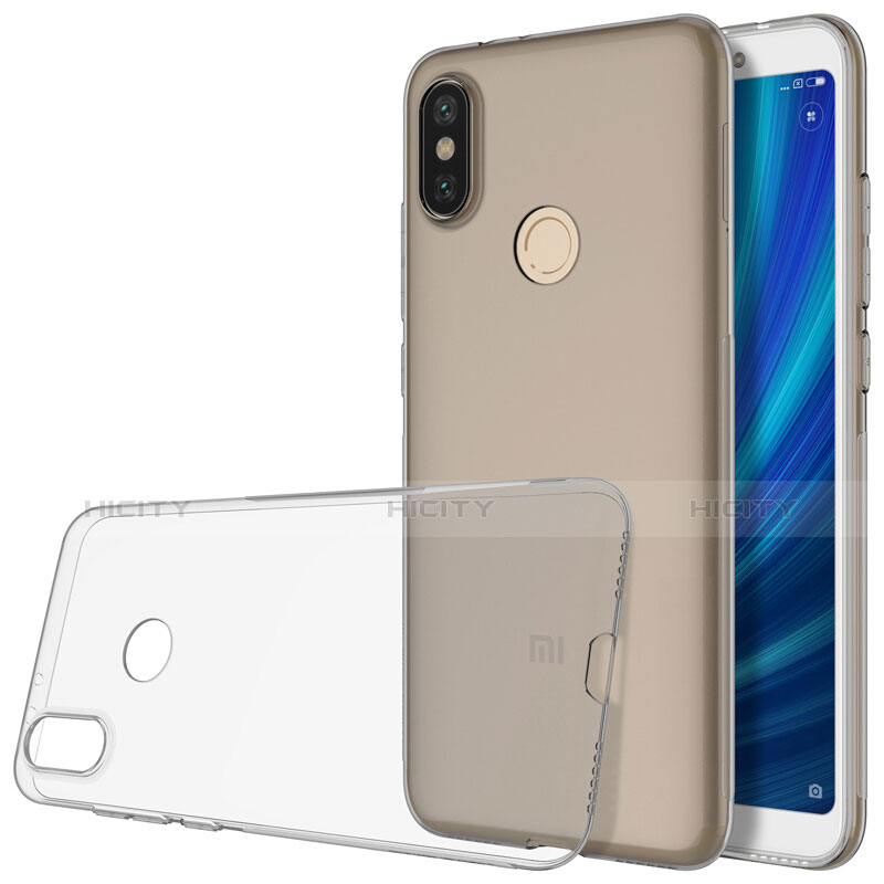 Funda Silicona Ultrafina Transparente T02 para Xiaomi Mi A2 Gris