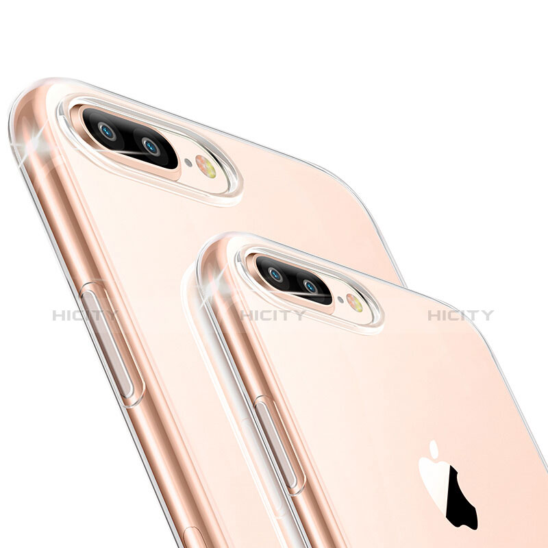 Funda Silicona Ultrafina Transparente T03 para Apple iPhone 7 Plus Claro