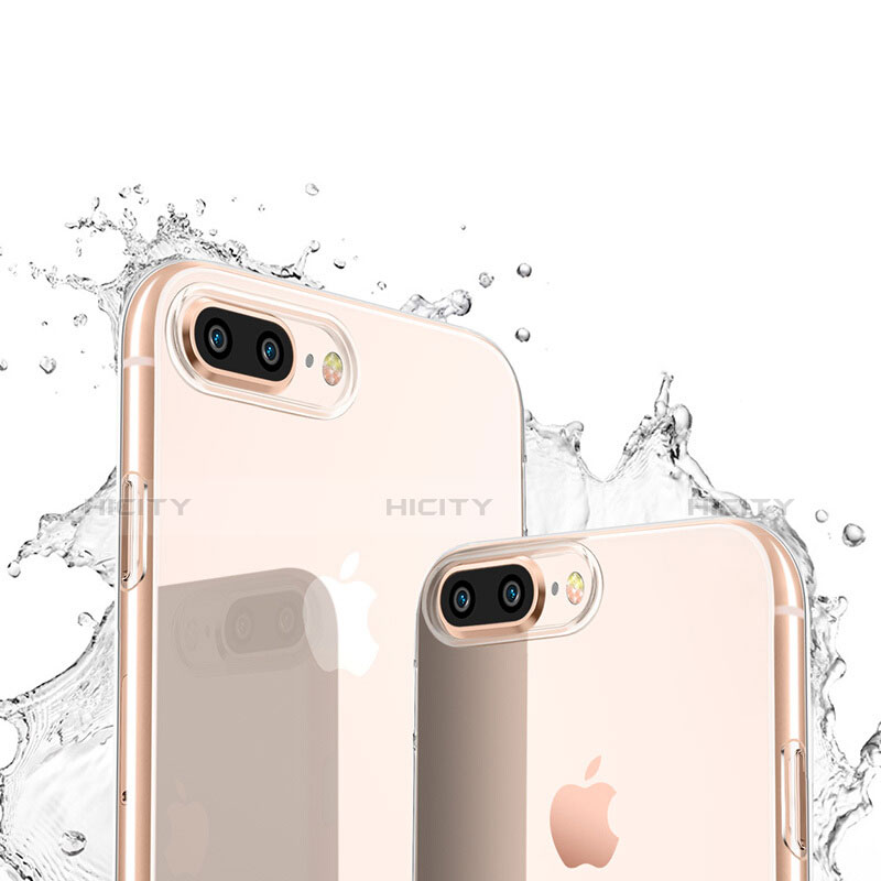 Funda Silicona Ultrafina Transparente T03 para Apple iPhone 8 Plus Claro